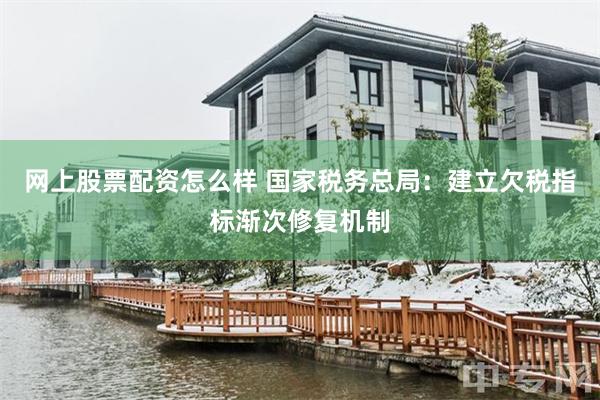 网上股票配资怎么样 国家税务总局：建立欠税指标渐次修复机制