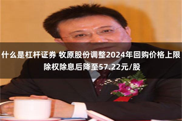 什么是杠杆证券 牧原股份调整2024年回购价格上限 除权除息
