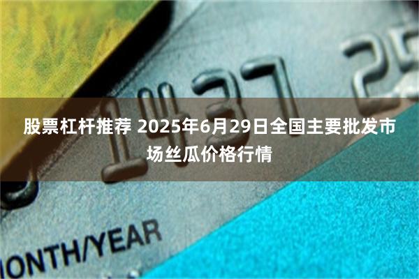 股票杠杆推荐 2025年6月29日全国主要批发市场丝瓜价格行