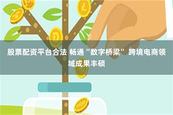 股票配资平台合法 畅通“数字桥梁” 跨境电商领域成果丰硕