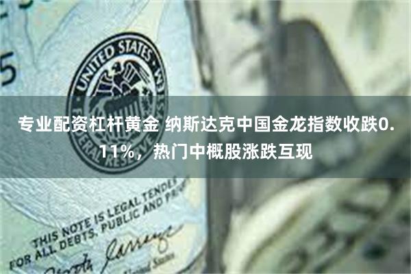 专业配资杠杆黄金 纳斯达克中国金龙指数收跌0.11%，热门中