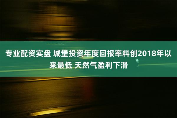 专业配资实盘 城堡投资年度回报率料创2018年以来最低 天然